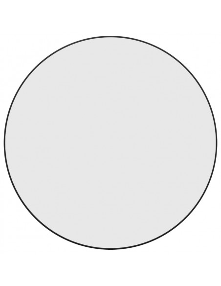 Specchio da Parete Nero Ø 60 cm Rotondo