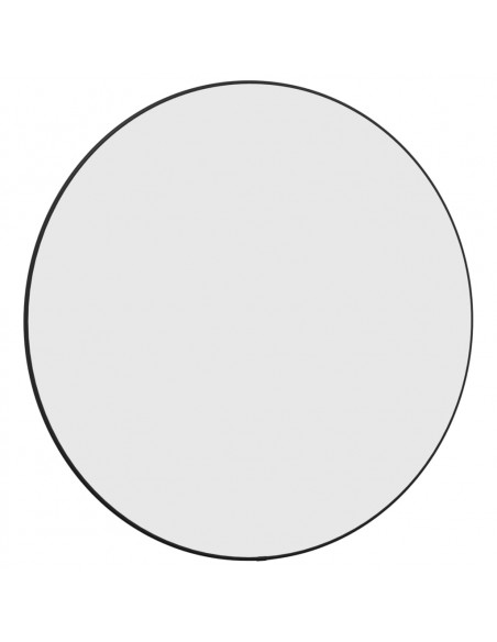 Specchio da Parete Nero Ø 60 cm Rotondo