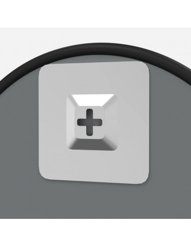 Specchio da Parete Nero Ø 60 cm Rotondo