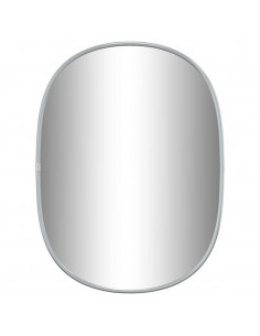 Specchio da Parete Argento 40x30 cm 2