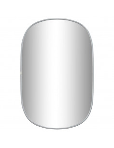 Specchio da Parete Argento 60x40 cm 2