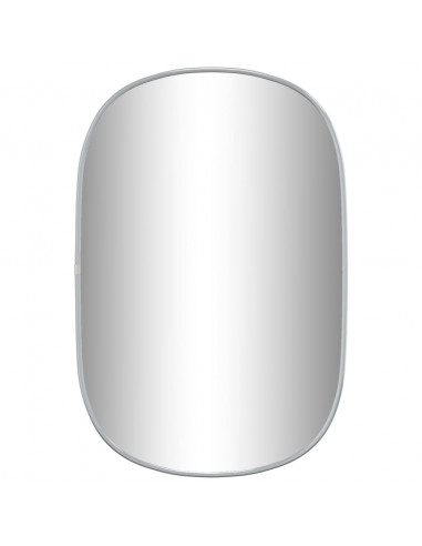 Specchio da Parete Argento 60x40 cm