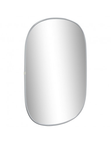 Specchio da Parete Argento 60x40 cm