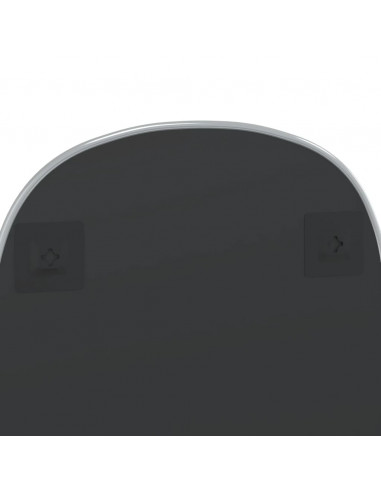 Specchio da Parete Argento 60x40 cm