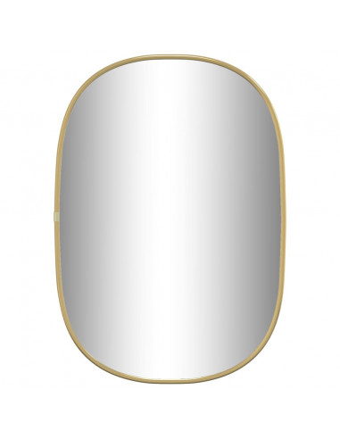 Specchio da Parete Dorato 50x35 cm