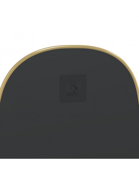 Specchio da Parete Dorato 50x35 cm