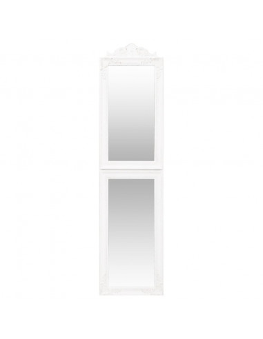 Specchio Autoportante Bianco 50x200 cm