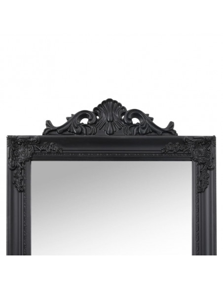 Specchio Autoportante Nero 45x180 cm