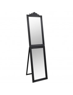 Specchio Autoportante Nero 40x160 cm 2