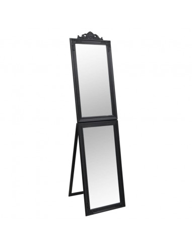 Specchio Autoportante Nero 40x160 cm