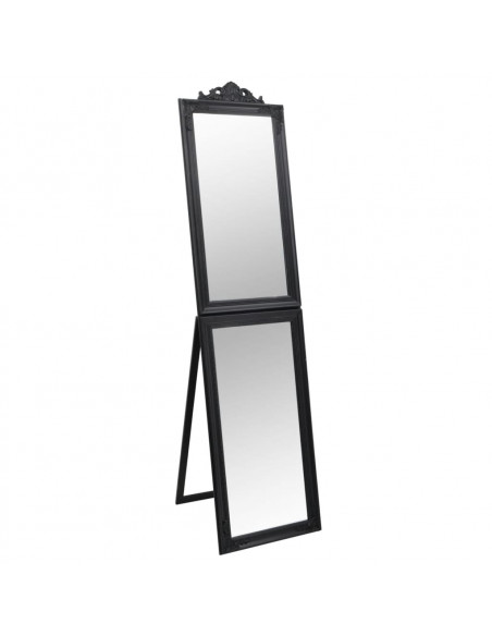 Specchio Autoportante Nero 40x160 cm