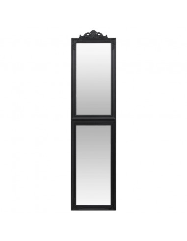 Specchio Autoportante Nero 40x160 cm
