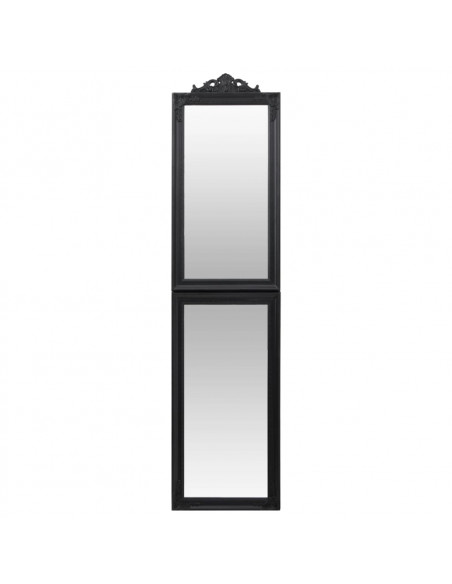 Specchio Autoportante Nero 40x160 cm