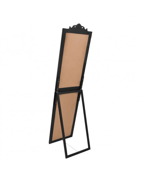 Specchio Autoportante Nero 40x160 cm