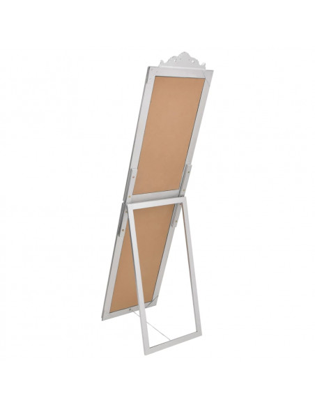 Specchio Autoportante Argento 50x200 cm