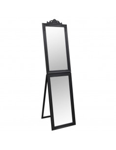 Specchio Autoportante Nero 50x200 cm 2