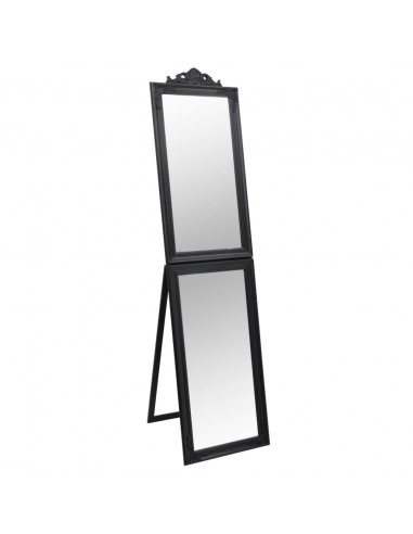 Specchio Autoportante Nero 50x200 cm