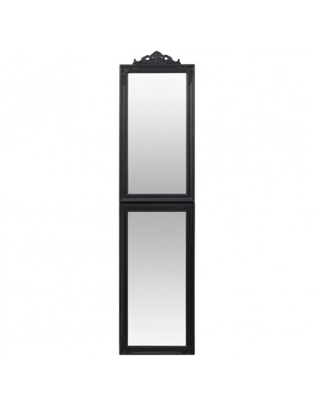 Specchio Autoportante Nero 50x200 cm