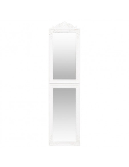 Specchio Autoportante Bianco 40x160 cm