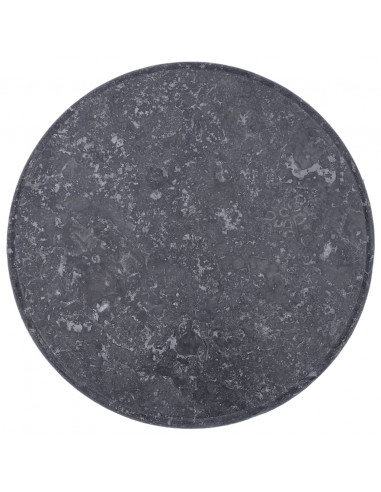 Piano per Tavolo Grigio Ø50x2,5 cm in Marmo