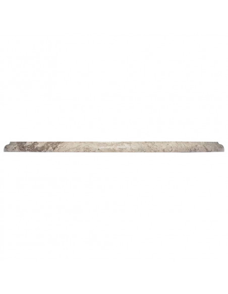 Piano per Tavolo Grigio Ø50x2,5 cm in Marmo