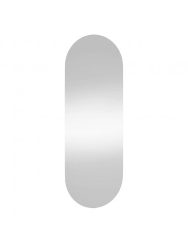 Specchio da Parete 15x40 cm Vetro Ovale