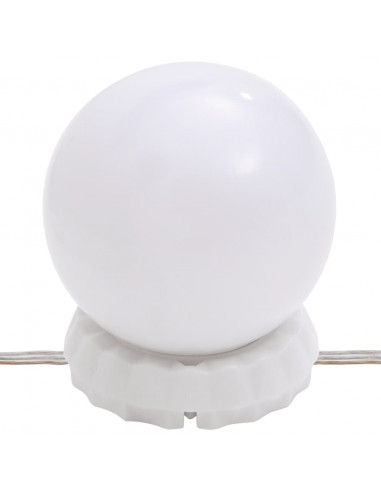 Specchio da Parete con Luci LED 50x100 cm Vetro Rettangolare