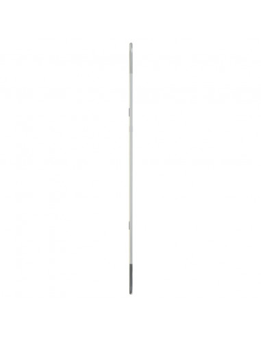 Specchio da Parete Argento 70x30 cm Ovale