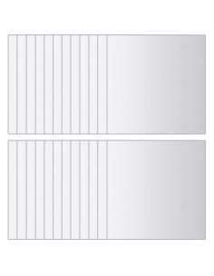 Piastrelle a Specchio 48 pz Quadrate in Vetro 2
