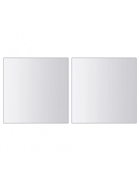Piastrelle a Specchio 48 pz Quadrate in Vetro