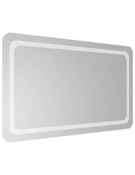 Specchio da Bagno con Luci LED 100x60 cm