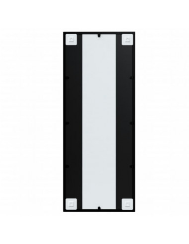 Specchi a Parete 2 pz Neri 100x40 cm in Metallo