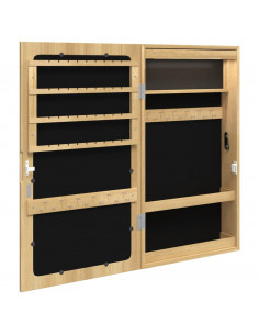 Armadio Portagioie a Specchio con Luci LED a Parete 2