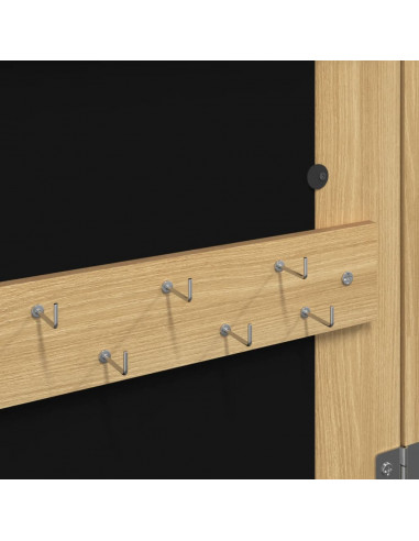 Armadio Portagioie a Specchio con Luci LED a Parete