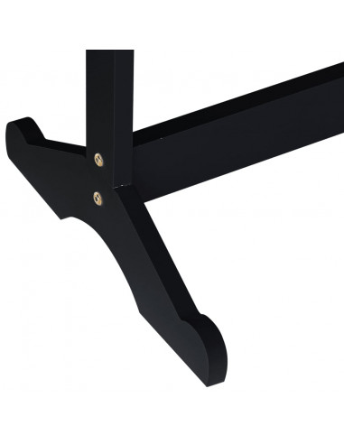 Armadietto Portagioie a Specchio con Luci LED Autoportante Nero