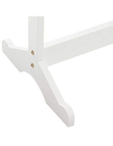 Armadietto Portagioie a Specchio Luci a LED Autoportante Bianco