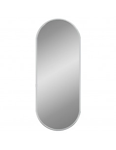 Specchio da Parete Argento 50x20 cm Ovale 2