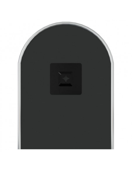 Specchio da Parete Argento 50x20 cm Ovale