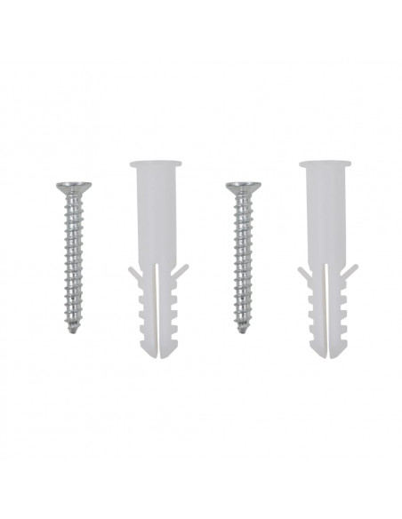 Specchi da Parete 4 pz 60x18,5 cm Vetro a Onda