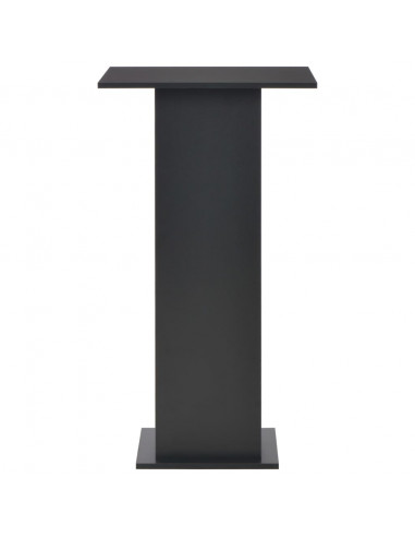 Tavolo da Bar Nero 60x60x110 cm