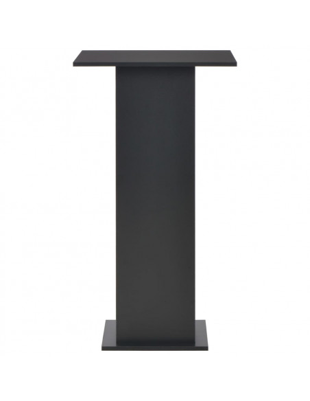 Tavolo da Bar Nero 60x60x110 cm