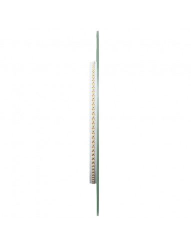 Specchio da Bagno LED 80x35 cm Ovale