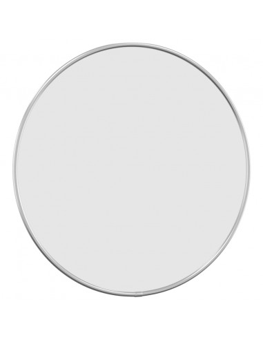 Specchio da Parete Argento Ø 40 cm Rotondo