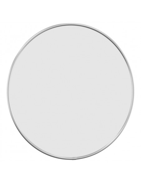 Specchio da Parete Argento Ø 40 cm Rotondo