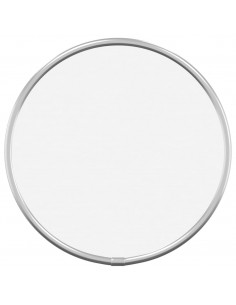 Specchio da Parete Argento Ø 20 cm Rotondo 2