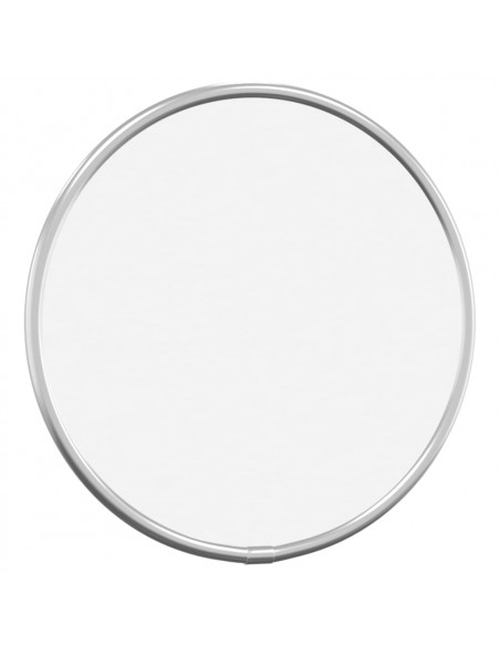 Specchio da Parete Argento Ø 20 cm Rotondo