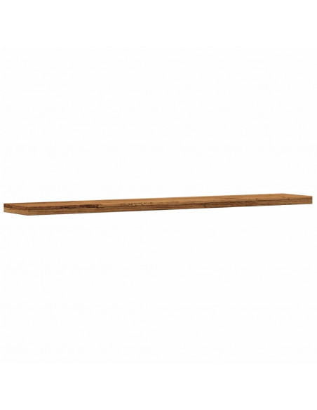 Ripiani Libreria 4 pz Legno Vecchio 60x10x1,5 cm in Truciolato