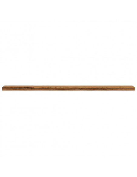 Ripiani Libreria 4 pz Legno Vecchio 60x10x1,5 cm in Truciolato