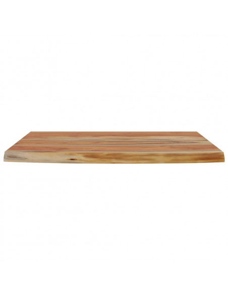 Mensola a Muro 70x40x2,5cm Rettangolare Legno Acacia Bordi Vivi