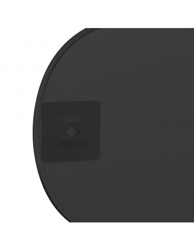 Specchio da Parete Nero 30x25 cm